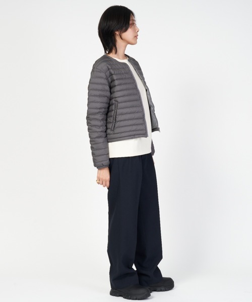 ORCIVAL（オーシバル）の「ROUND NECK BLOUSON（ダウンジャケット/コート・レディース・チャコールグレー・1/2）」の11枚目の写真