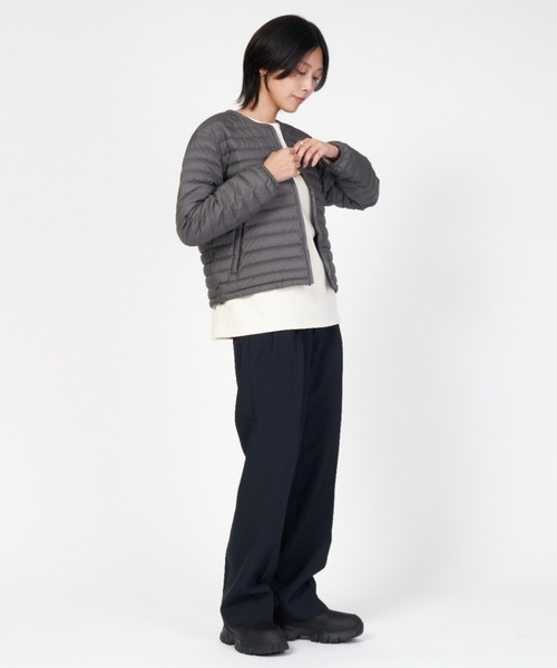 ORCIVAL（オーシバル）の「ROUND NECK BLOUSON（ダウンジャケット/コート・レディース・チャコールグレー・1/2）」の12枚目の写真