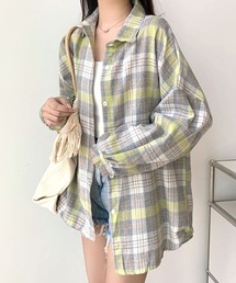 チェックシャツ