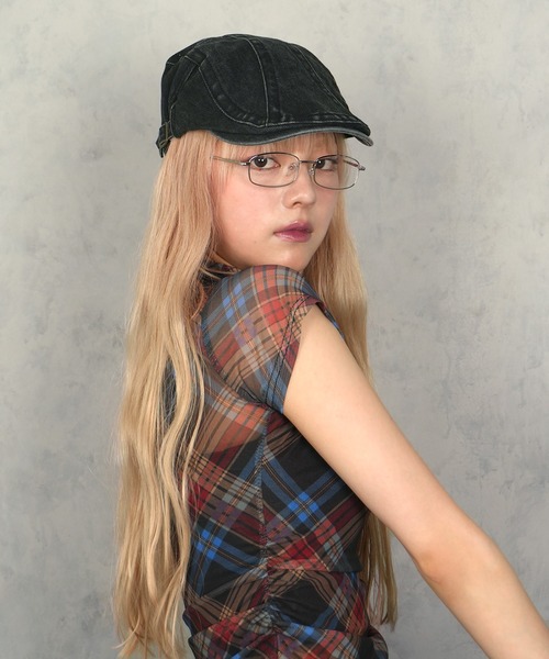 BARELY BLUE（ベアリーブルー）の「【 BARELY BLUE / ベアリーブルー 】 スクエア クリア レンズ メガネ ユニセックス（メガネ・レディース・ゴールド/ブラック/シルバー・FREE）」の16枚目の写真