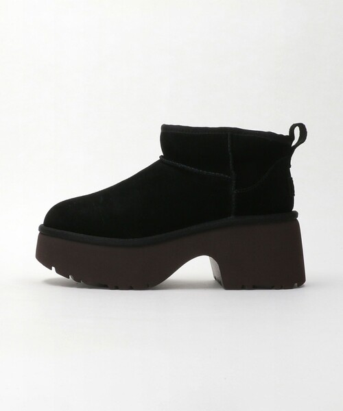 UGG(アグ)の「<UGG>クラシック ウルトラ ミニ ニュー ハイツ ブーツ(ブーツ・レディース・モカ/ブラック・5/8/6/7)」の5枚目の写真