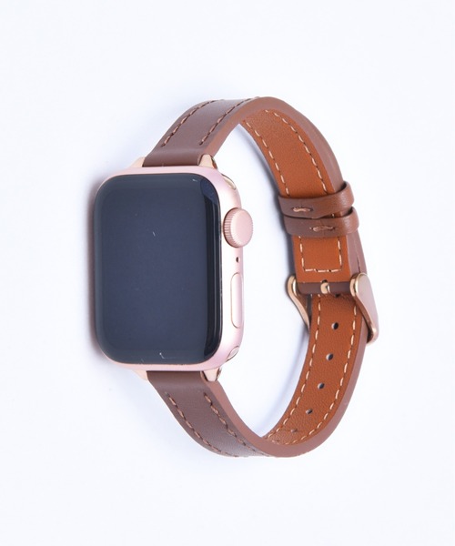CALIFORNIA OUTFITTERS(カリフォルニア アウトフィッターズ)の「3-9B35 Apple Watch Band アップルウォッチ バンド レザー スリム ベルト 38mm 40mm 41mm(デジタル腕時計・レディース・ブラック×シルバー/ブラウン系1/ブラウン系2/ブラック×ゴールド・38/41)」の16枚目の写真