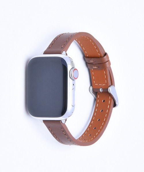 CALIFORNIA OUTFITTERS(カリフォルニア アウトフィッターズ)の「3-9B35 Apple Watch Band アップルウォッチ バンド レザー スリム ベルト 38mm 40mm 41mm(デジタル腕時計・レディース・ブラック×シルバー/ブラウン系1/ブラウン系2/ブラック×ゴールド・38/41)」の15枚目の写真