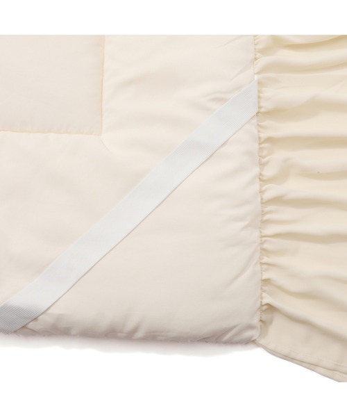 セール】WARMY ホワモコ フリル ベッドパッド シングル アイボリー