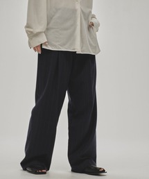 【TODAYFUL/トゥデイフル】Stripe Tuck Trousers/ストライプタックトラウザーズパンツ