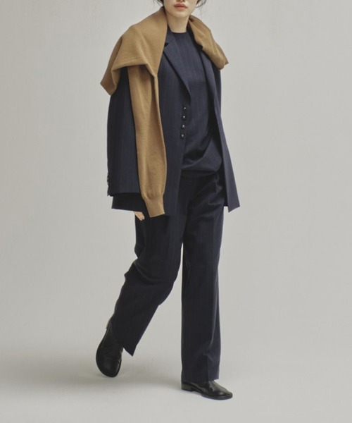 TODAYFUL/トゥデイフル】Stripe Tuck Trousers/ストライプタック