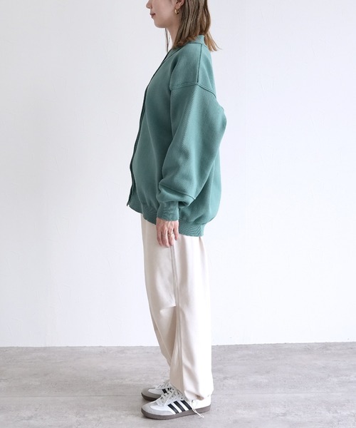 reca（レカ）の「ダンボールニットカーディガン（カーディガン/ボレロ・レディース・アイボリー/ブラック/イエロー/グリーン・M）」の6枚目の写真