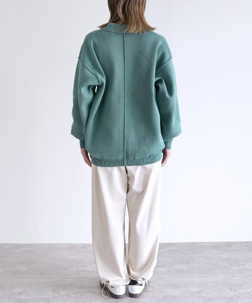 reca（レカ）の「ダンボールニットカーディガン（カーディガン/ボレロ・レディース・アイボリー/ブラック/イエロー/グリーン・M）」の7枚目の写真