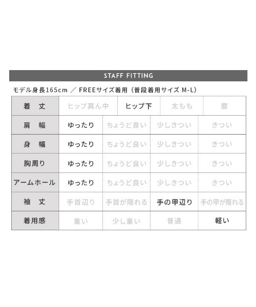 reca（レカ）の「ダンボールニットカーディガン（カーディガン/ボレロ・レディース・アイボリー/ブラック/イエロー/グリーン・M）」の10枚目の写真