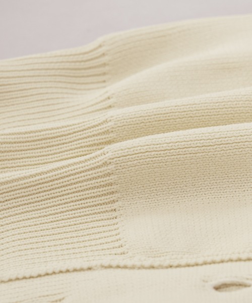 reca（レカ）の「ダンボールニットカーディガン（カーディガン/ボレロ・レディース・アイボリー/ブラック/イエロー/グリーン・M）」の14枚目の写真