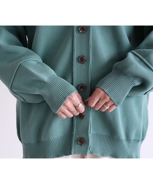 reca（レカ）の「ダンボールニットカーディガン（カーディガン/ボレロ・レディース・アイボリー/ブラック/イエロー/グリーン・M）」の19枚目の写真