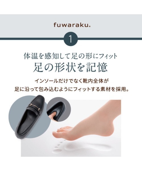 fuwaraku(フワラク)の「【fuwaraku】 幅広 3E 防水 ビットローファー <1.0cmヒール> 【22.0cm~25.0cm】(ローファー・レディース・ブラック/カーキ・22.0cm/22.5cm/23.0cm/23.5cm/24.0cm/24.5cm/25.0cm)」の7枚目の写真