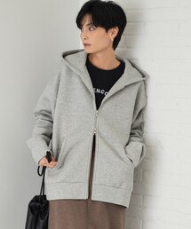 ◆ダブルZIPパーカー【洗濯機洗い可】