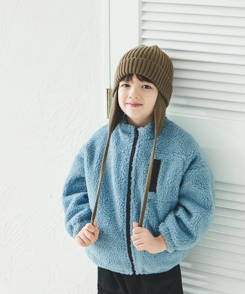 セール】【リンクコーデ】ボアジップブルゾン（ブルゾン