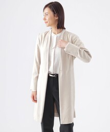 TRANS WORK（トランスワーク）の「【ウォッシャブル】ストレッチスエードロングカーディガン（カーディガン/ボレロ）」