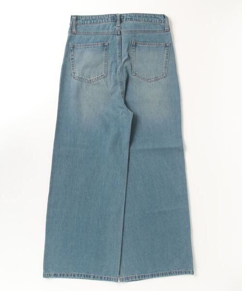 shesame(シーセム)の「shadow print denim(デニムパンツ・レディース・インディゴブルー/ブルー・MEDIUM/LARGE)」の21枚目の写真