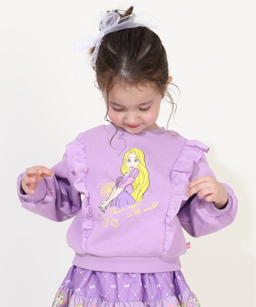 セール】ディズニー プリンセス / フリル裏起毛トレーナー 9989K