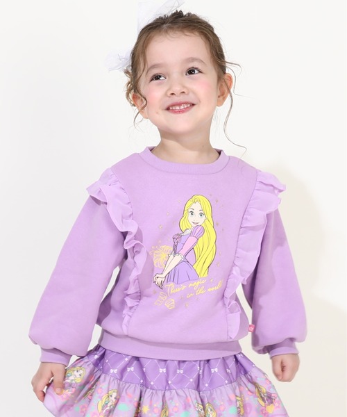セール】ディズニー プリンセス / フリル裏起毛トレーナー 9989K