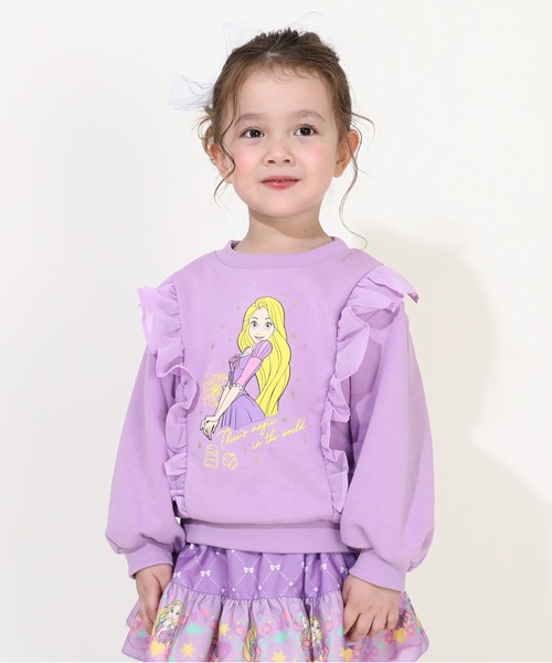 セール】ディズニー プリンセス / フリル裏起毛トレーナー 9989K