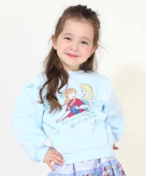 セール】ディズニー プリンセス / フリル裏起毛トレーナー 9989K