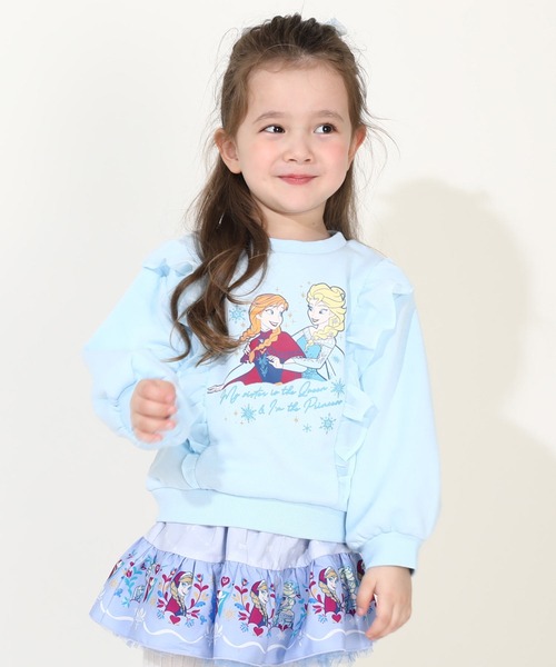 ディズニー プリンセス / フリル裏起毛トレーナー 9989K（スウェット