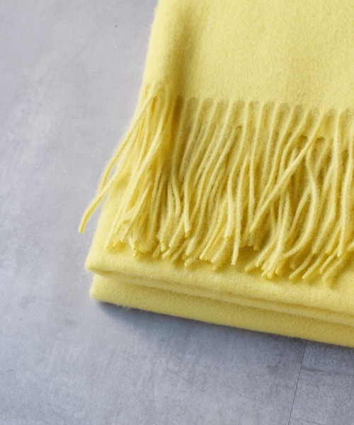 PICCIN（ピッチン）の「■HAND WASHABLE ■ウール100ストール（ストール/ショール・レディース・ベージュ/パープル系その他/アイボリー/イエロー/ブラック系その他・FREE）」の17枚目の写真