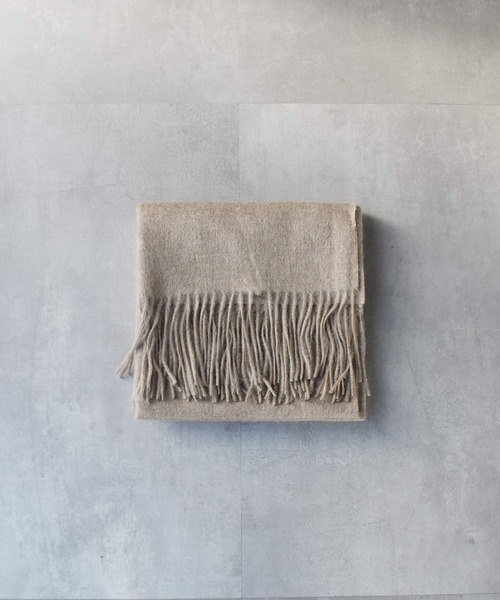 PICCIN（ピッチン）の「■HAND WASHABLE ■ウール100ストール（ストール/ショール・レディース・ベージュ/パープル系その他/アイボリー/イエロー/ブラック系その他・FREE）」の14枚目の写真