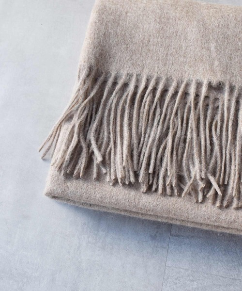 PICCIN（ピッチン）の「■HAND WASHABLE ■ウール100ストール（ストール/ショール・レディース・ベージュ/パープル系その他/アイボリー/イエロー/ブラック系その他・FREE）」の15枚目の写真