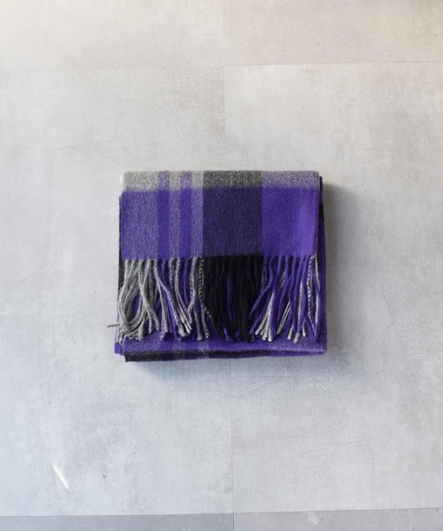 PICCIN（ピッチン）の「■HAND WASHABLE ■ウール100ストール（ストール/ショール・レディース・ベージュ/パープル系その他/アイボリー/イエロー/ブラック系その他・FREE）」の18枚目の写真