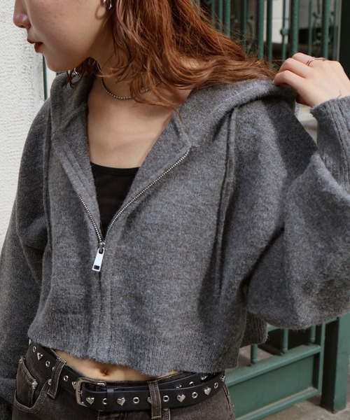 【美品】Rene ルネ ダブルジップニットパーカー 34 美品】Rene ルネ ダブルジップニットパーカー 34 2025年最新】Rene