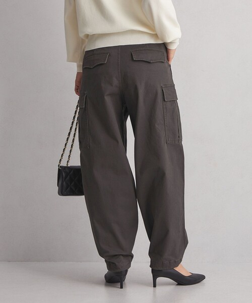 green label relaxing（グリーンレーベルリラクシング）の「＜at ease＞キモウ カーゴパンツ（カーゴパンツ・レディース・オリーブ/ダークグレー・36/38）」の19枚目の写真