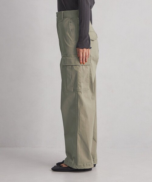 green label relaxing（グリーンレーベルリラクシング）の「＜at ease＞キモウ カーゴパンツ（カーゴパンツ・レディース・オリーブ/ダークグレー・36/38）」の22枚目の写真