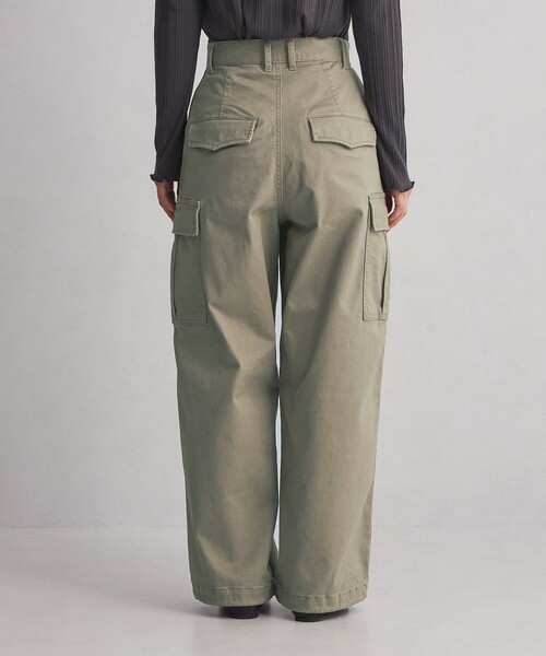 green label relaxing（グリーンレーベルリラクシング）の「＜at ease＞キモウ カーゴパンツ（カーゴパンツ・レディース・オリーブ/ダークグレー・36/38）」の3枚目の写真
