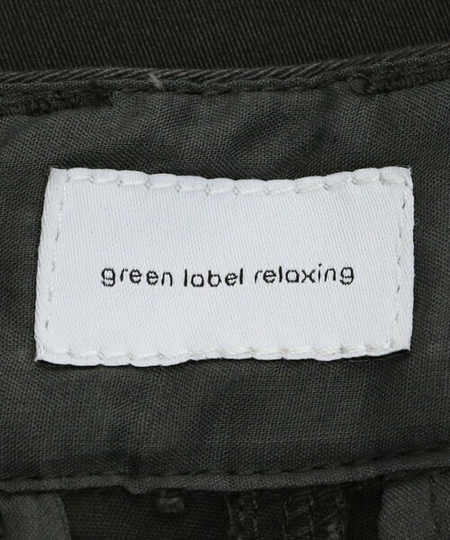 green label relaxing（グリーンレーベルリラクシング）の「＜at ease＞キモウ カーゴパンツ（カーゴパンツ・レディース・オリーブ/ダークグレー・36/38）」の13枚目の写真