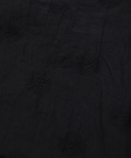 prit（プリット）の「[prit] 綿麻ムラ糸天竺×リネンガーベラ刺繍 切替プルオーバーベスト（ベスト・レディース・ホワイト系その他/ブラック系その他・FREE）」の20枚目の写真