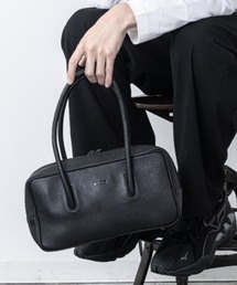 KLON（クローン）の「KLON LEATHER BAG SQUARE BOSTON MINI BLACK（ハンドバッグ）」