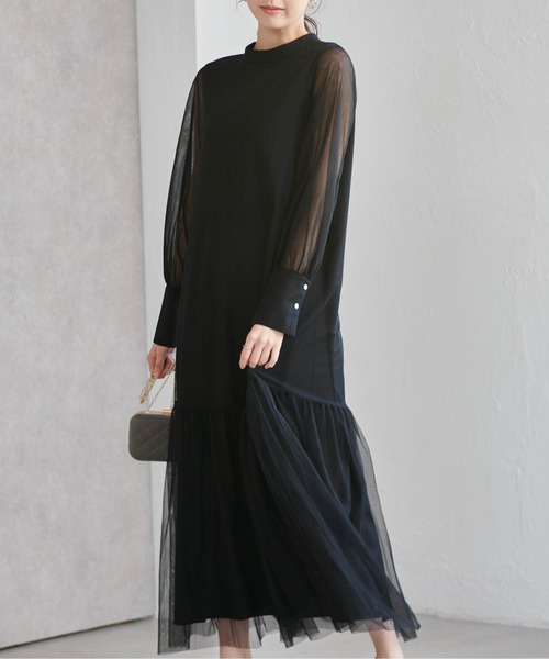 チュールティアードワンピース（ワンピース）｜RANAN（ラナン）