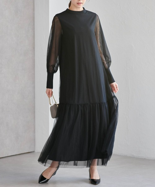 チュールティアードワンピース（ワンピース）｜RANAN（ラナン）