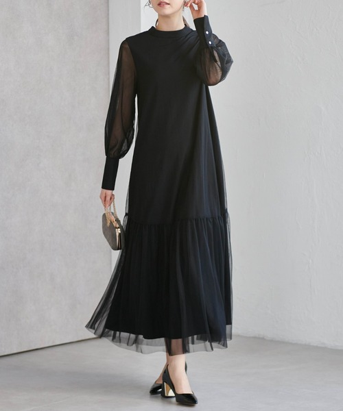 チュールティアードワンピース（ワンピース）｜RANAN（ラナン）