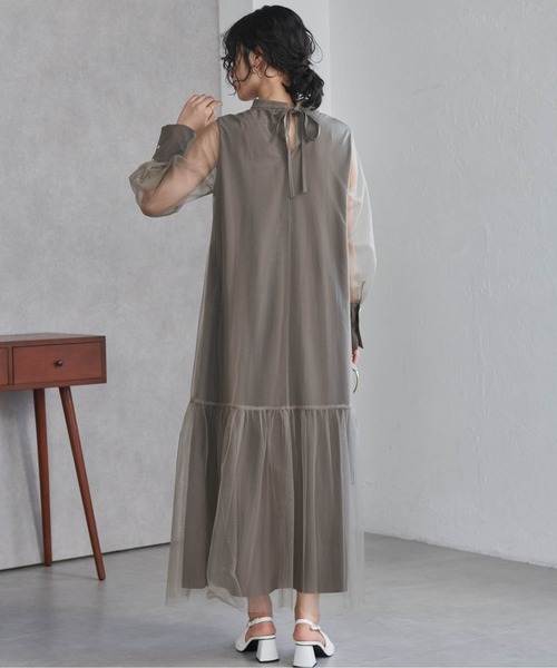 チュールティアードワンピース（ワンピース）｜RANAN（ラナン）