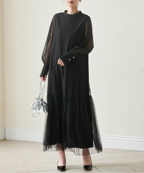 チュールティアードワンピース（ワンピース）｜RANAN（ラナン）