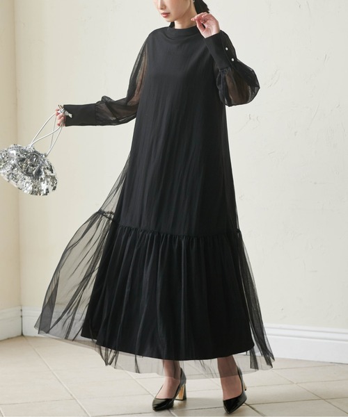 チュールティアードワンピース（ワンピース）｜RANAN（ラナン）