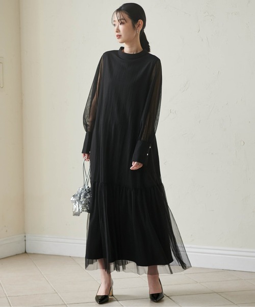 チュールティアードワンピース（ワンピース）｜RANAN（ラナン）