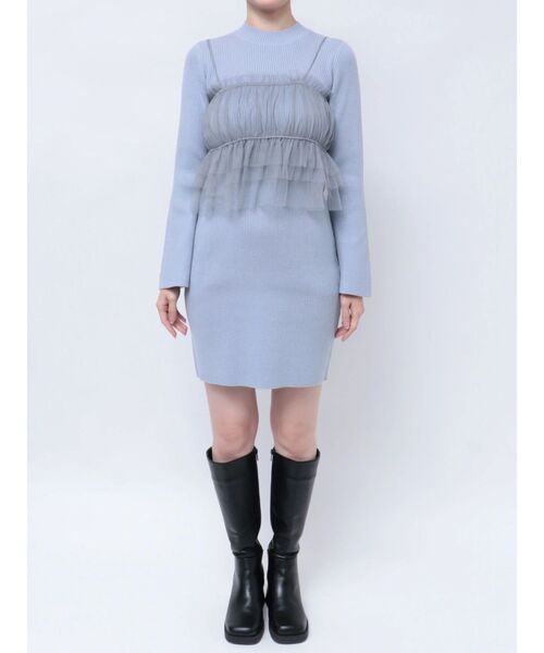 dazzlin（ダズリン）の「【ZOZOTOWN限定】チュールリボンビスチェ