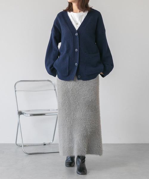 セール】シャギーニットAラインスカート（スカート）｜LinoU