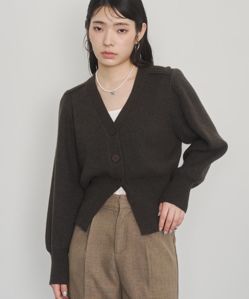 MALO 売れ筋商品|||マロ カーディガン アウター レディース Cardigans Grey v neck cardigan/Vネックカーディガン（カーディガン/ボレロ