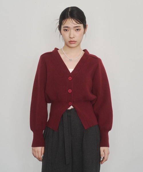 カーディガン v neck cardigan/Vネックカーディガン レディース coen カーディガン サラコテンジクVネックカーディガン
