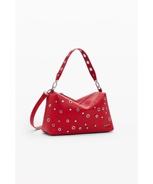 Colorful Studded Shoulder Bag - Red/カラフルスタッズショルダーバッグ レッド