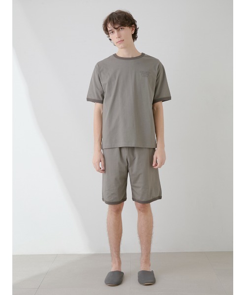 セール】【HOMME】接触冷感GIZAコットンTシャツ（ルームウェア