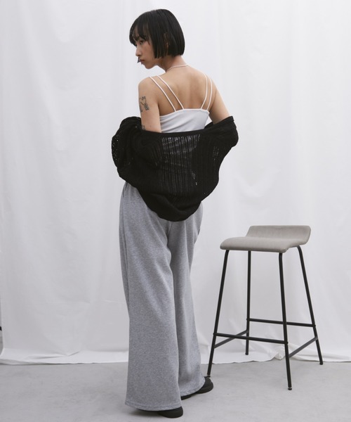 Aunt Marie's（アントマリーズ）の「カップ付きダブルストラップキャミソール（キャミソール・レディース・ホワイト/チャコールグレー/ブラック・FREE）」の15枚目の写真